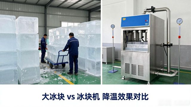 大冰块和冰块机哪个更划算_余杭车间防暑降温大冰块_车间大冰块降温效果怎么样